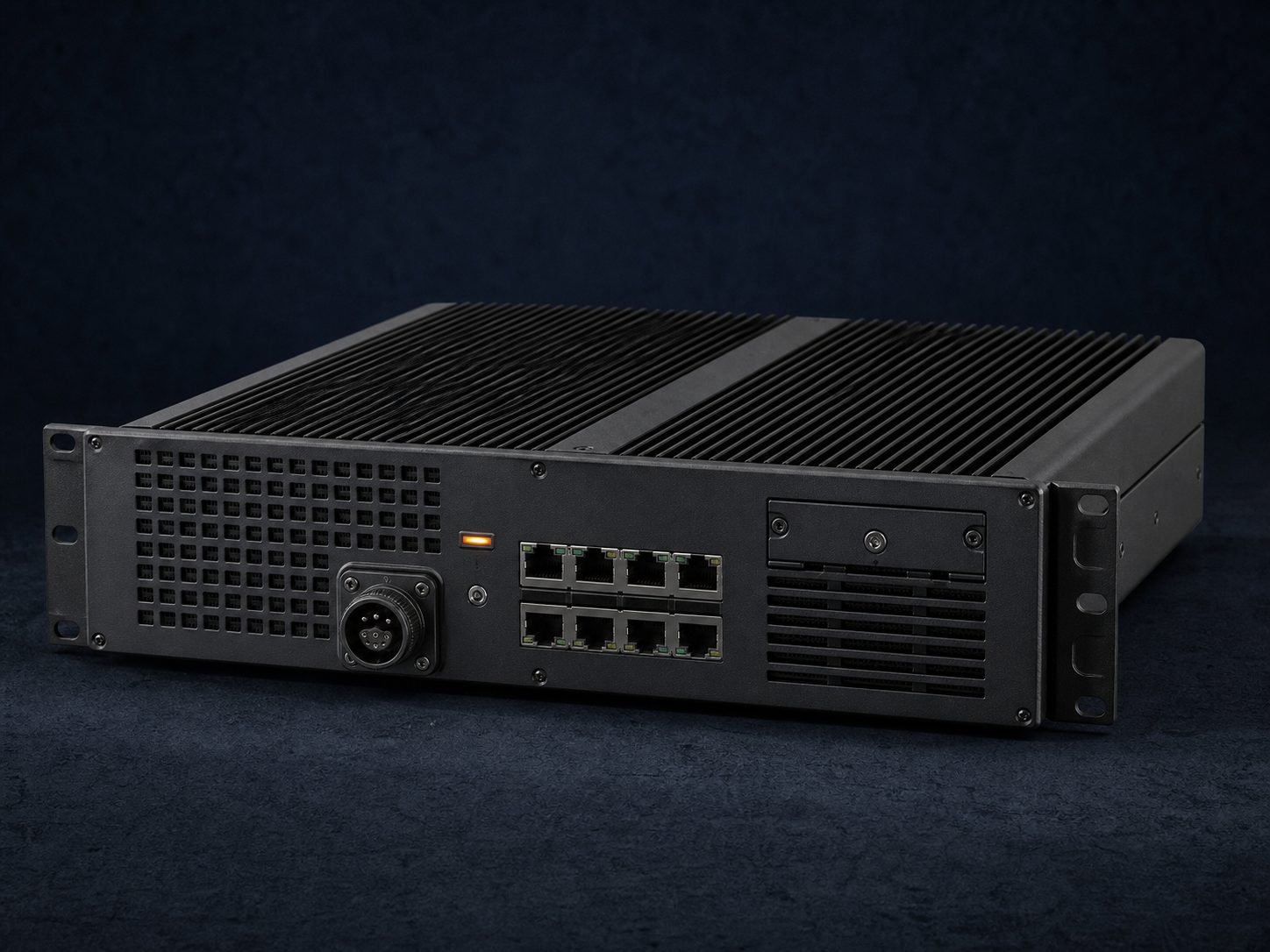 Industrial rack-mount edge computing node
