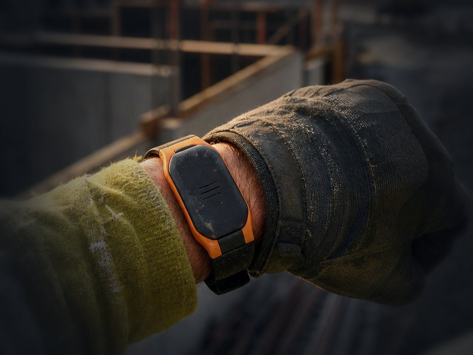 Terzonova haptic safety wristband, product view