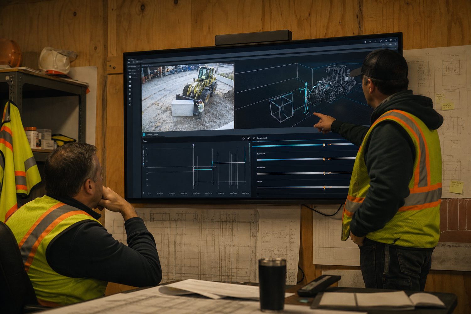 Event reconstruction interface linking geometry, alert delivery and response into one signed record
